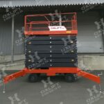 Фото 17 - Ножничный подъемник с электроподъемом и аккумулятором QX-050-120 DC/AC OXLIFT 500 кг 12 м.
