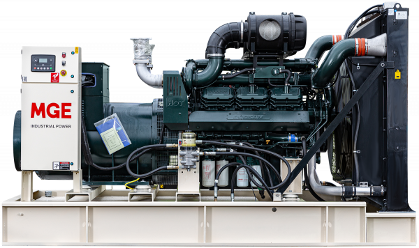 P720DN дизельный генератор MGE 720 кВт Открытая на двигателе Doosan / DP222CC