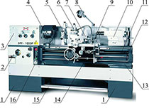 Универсальный токарный станок SPF-1000P с УЦИ (исп.K)